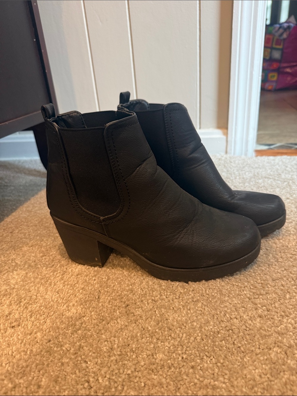 🛍️Women's Black Ankle Boots with Heel